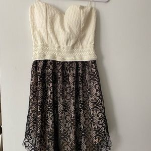 Custom dress high low
